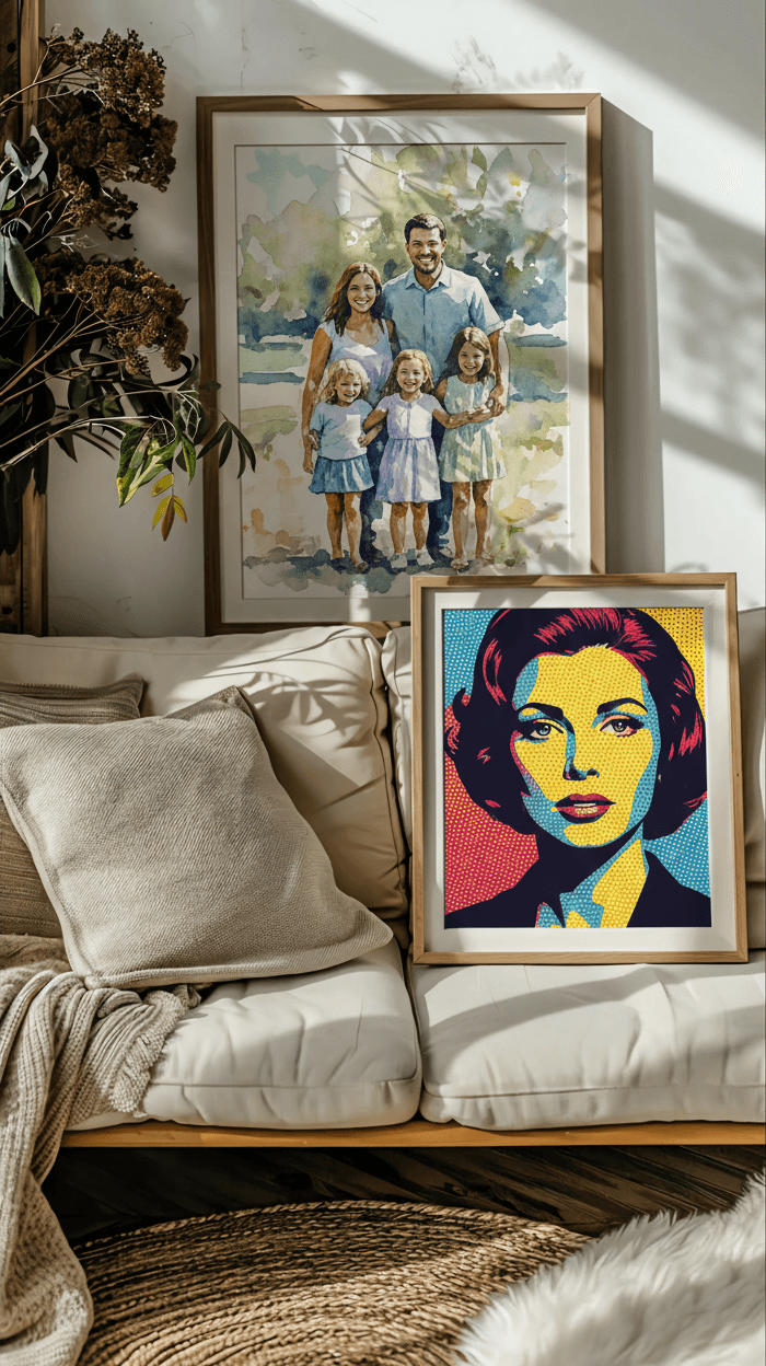 New homes or gifts art style preview